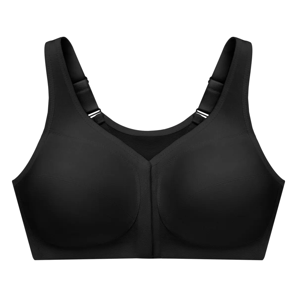 Glamorise Plus Size MagicLift Posture Support Bra 44DD | Wirefree, Front Closure, Posture Back - view 4