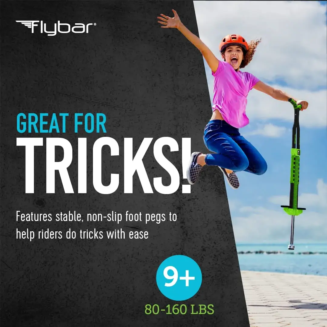Flybar Master Pogo Stick for Kids Ages 9+, 80–160 lbs (36–73 kg) | ASTM-Tested for Active Exercise - view 3