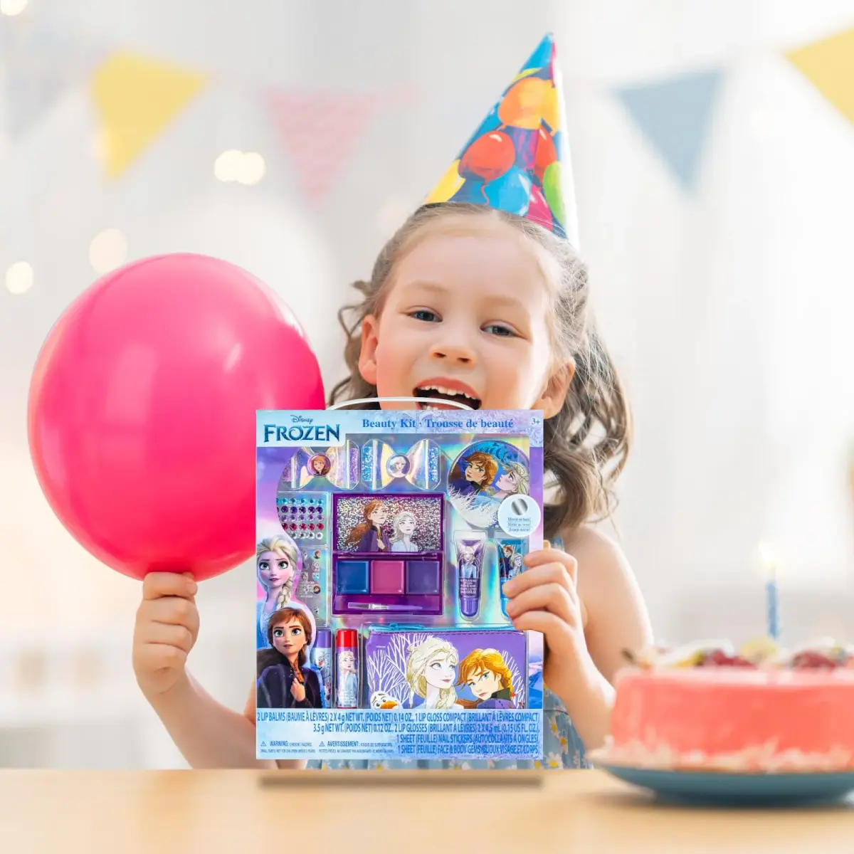 Townley Girl Disney Frozen Makeup Set with Purse, Lip Gloss & Hair Accessories, Ages 3+ | 29-Piece Sparkly Beauty Kit - view 7
