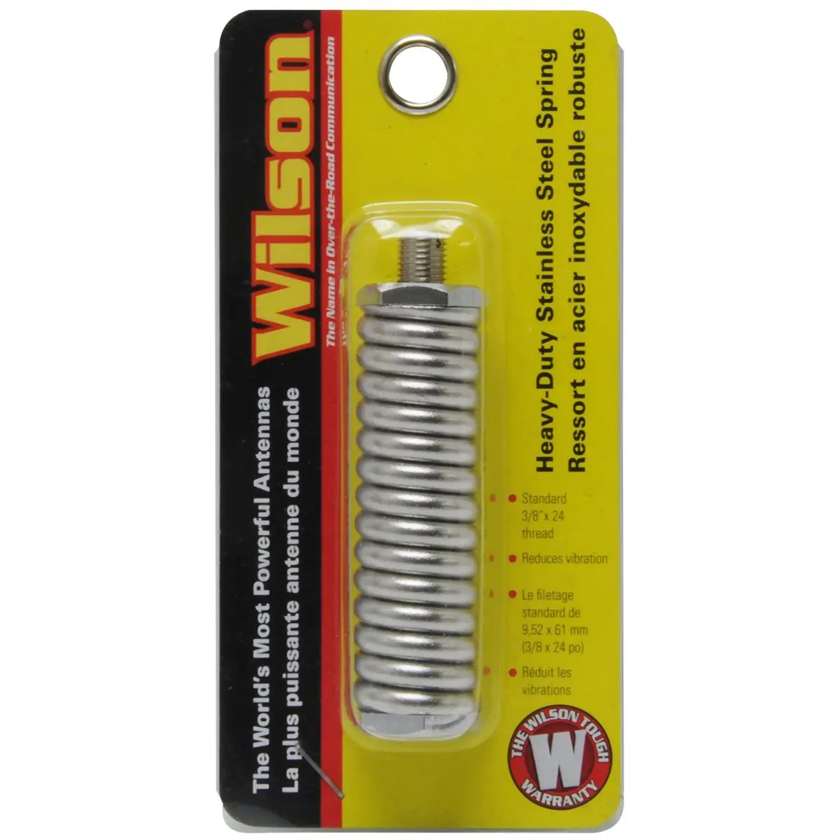 Wilson Heavy Duty Stainless Steel CB Antenna Spring | Reduces Vibration, Fits Up to 5' Fiberglass Antennas - view 3