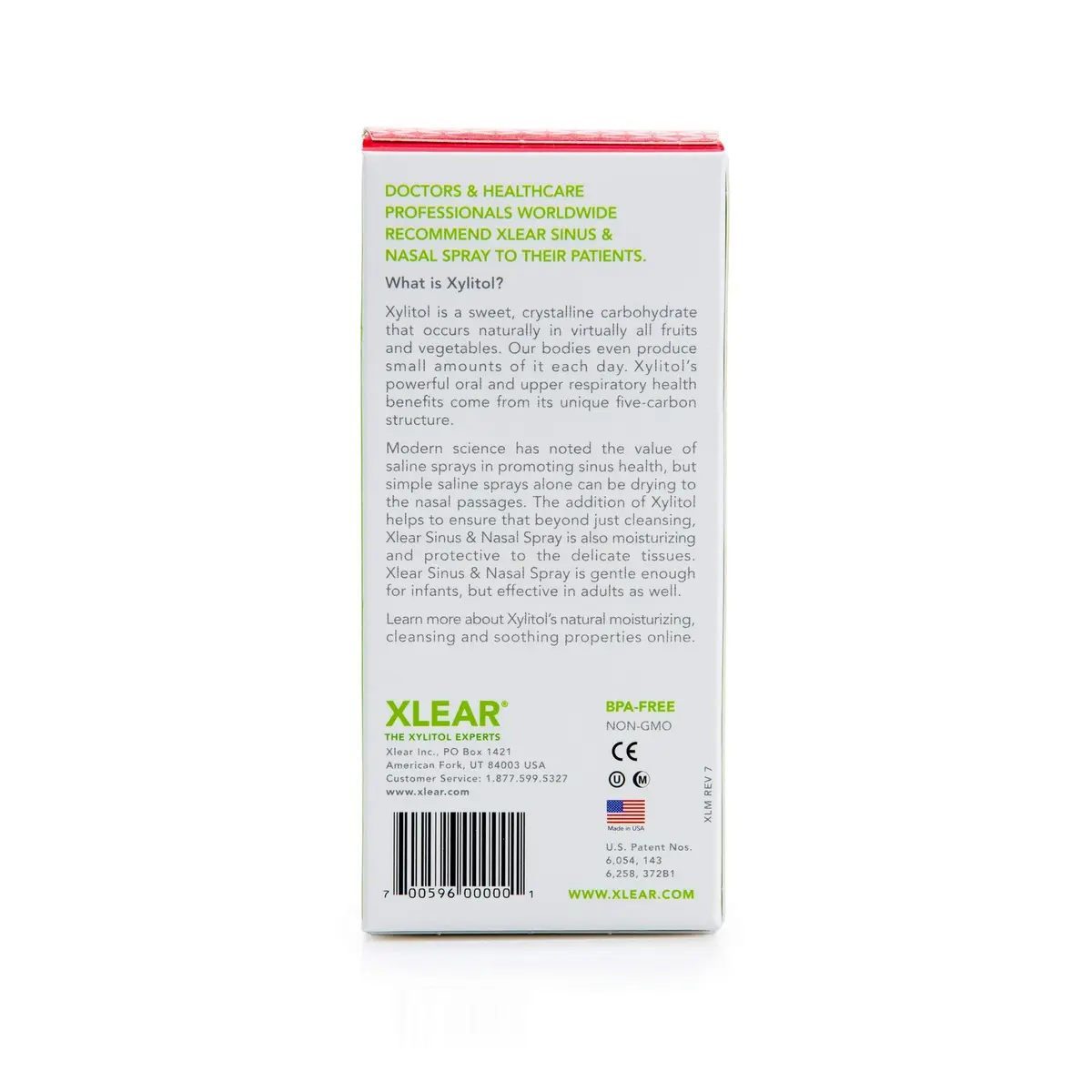 Xlear Natural Nasal Spray with Xylitol, 1.5 fl oz (44ml) (2-Pack) | Cleanses & Moisturizes Nasal Passages - view 3
