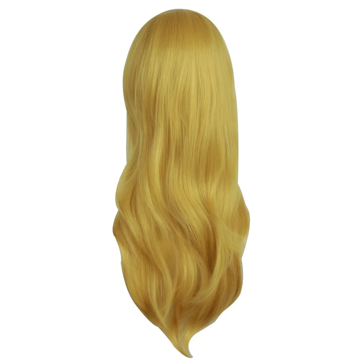 MapofBeauty 28 Inch Long Curly Hair Costume Cosplay Wig, Gold/Yellow | 70cm Curly Wig for Women - view 4