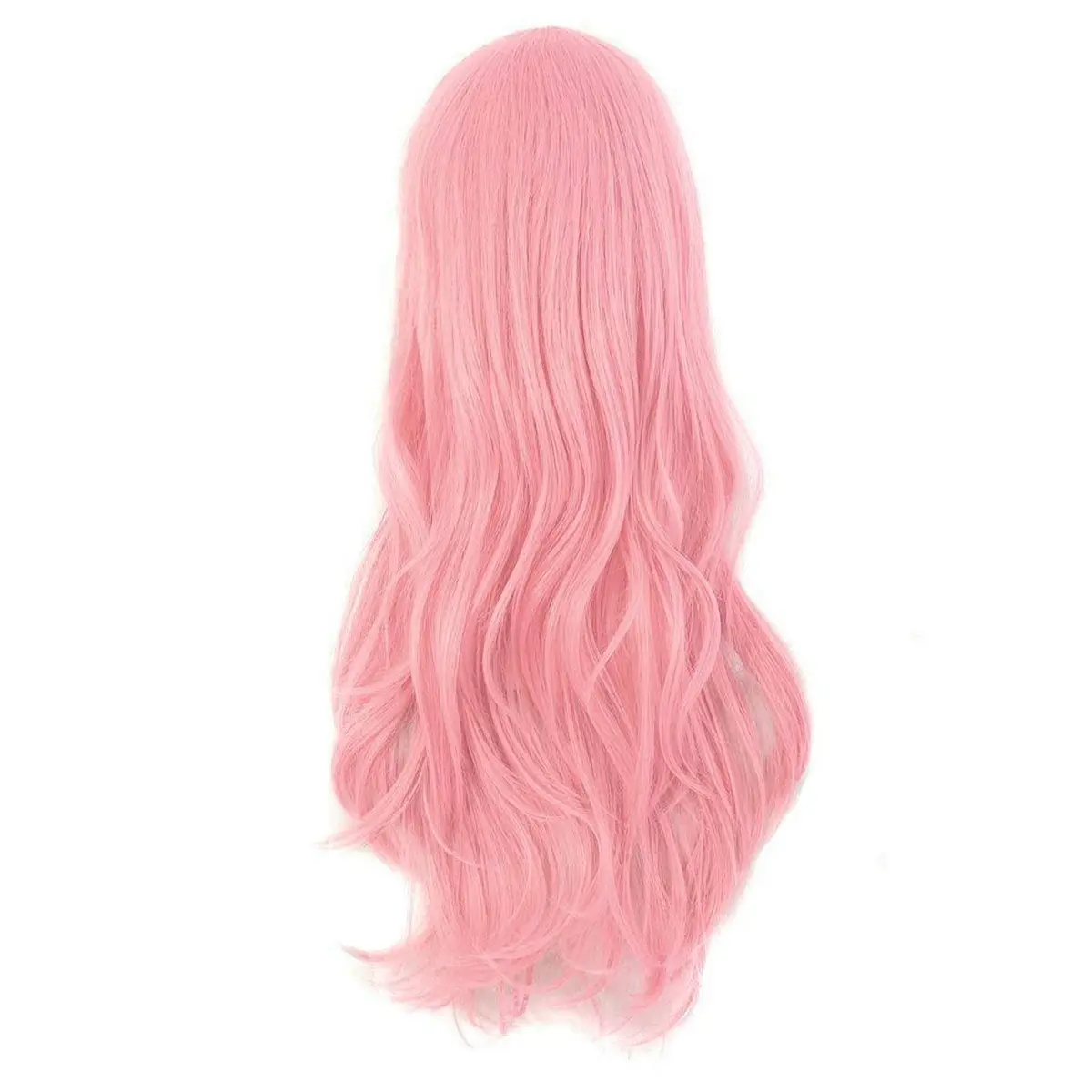 MapofBeauty 28 Inch Long Curly Hair Costume Cosplay Wig, Pink | 70cm Synthetic Wig for Women - view 2