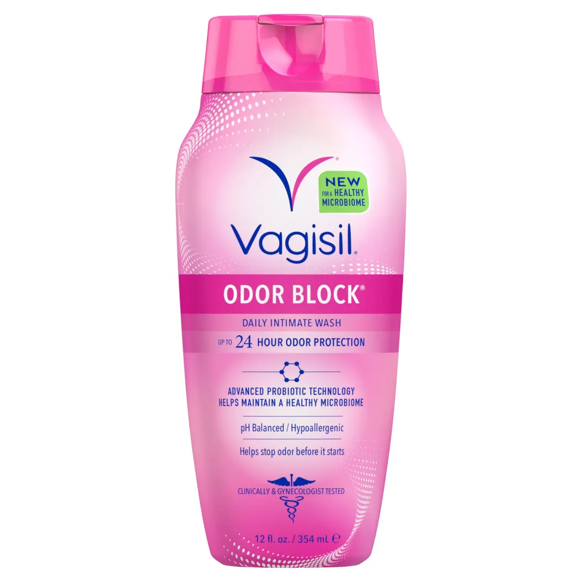 Vagisil Odor Block Feminine Wash for Intimate Area Hygiene 355ml (12 Fl Oz) | Gynecologist Tested - main product image
