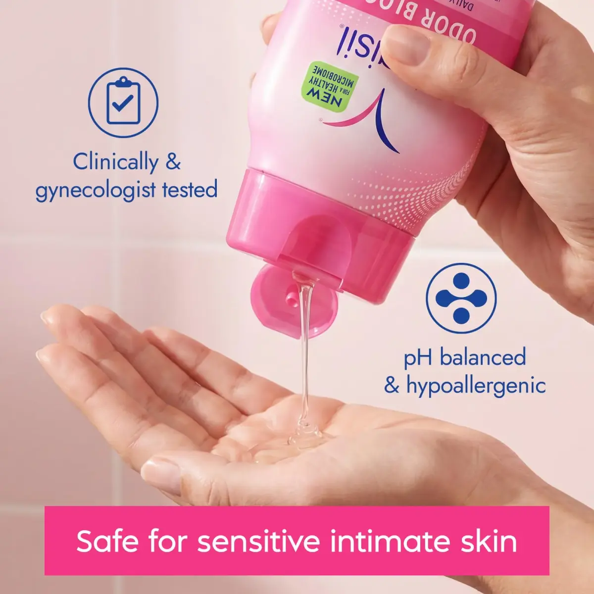 Vagisil Odor Block Feminine Wash for Intimate Area Hygiene 355ml (12 Fl Oz) | Gynecologist Tested - view 4