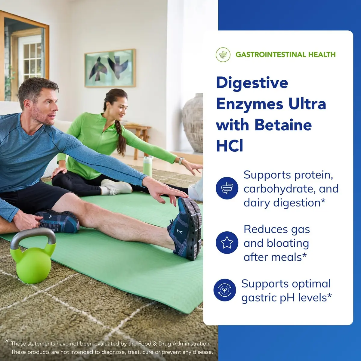 Pure Encapsulations Digestive Enzymes Ultra with Betaine HCl 90 Capsules | Supports Protein, Carb, Fiber, Dairy Digestion - view 3