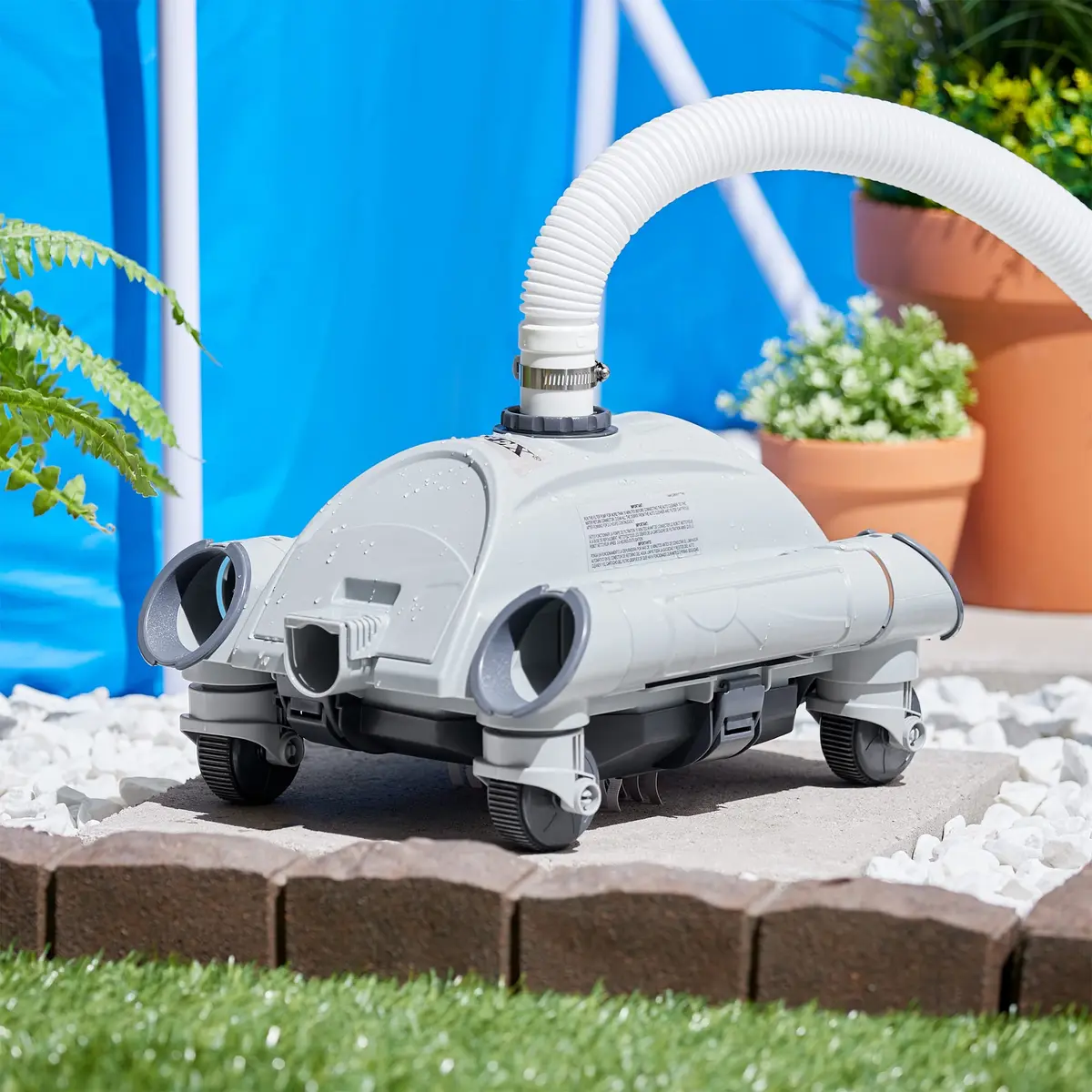 Intex 28001E Above Ground Pool Automatic Pool Cleaner Pressure Side Vacuum with 24ft 7in Hose | Hassle-Free Pool Maintenance - view 5