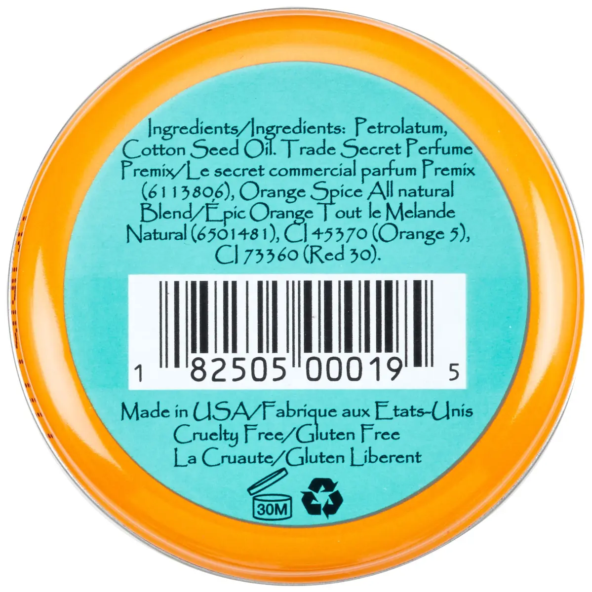 Rosebud Perfume Co. Rose & Mandarin Lip Balm Tin 0.8 oz. Moisturizes & Smooths - view 3