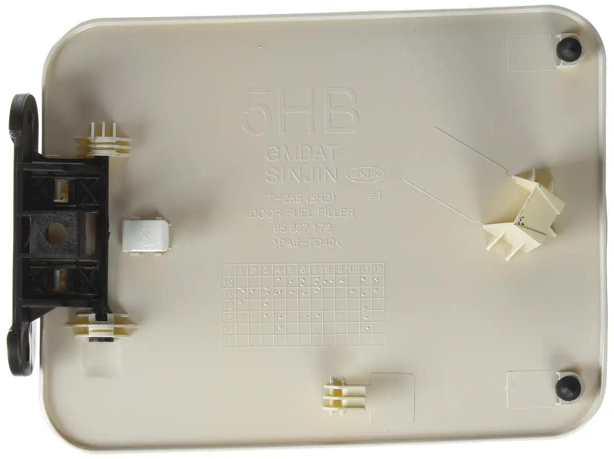 Genuine GM 95987173 Fuel Tank Filler Door | Metal, Gasoline, Chrome Finish - main product image
