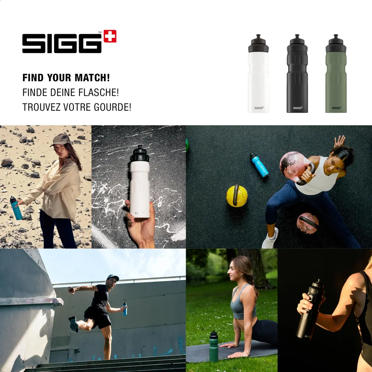Sigg Sports Water Bottle - WMB Sports Blue | 25 Oz Lightweight Aluminum, Leakproof, BPA Free - view 5