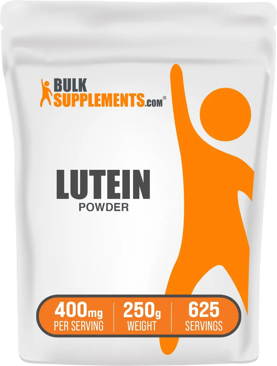 BulkSupplements.com Lutein Powder 250g from Marigold Extract | Eye Support & Antioxidant (70-120 chars) - main product image