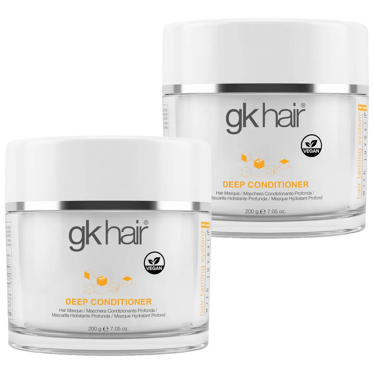 GK HAIR Deep Conditioner Hair Masque 7.05 Oz Pack of 2 | Hydrating & Repairing for Dry Damaged Hair - main product image