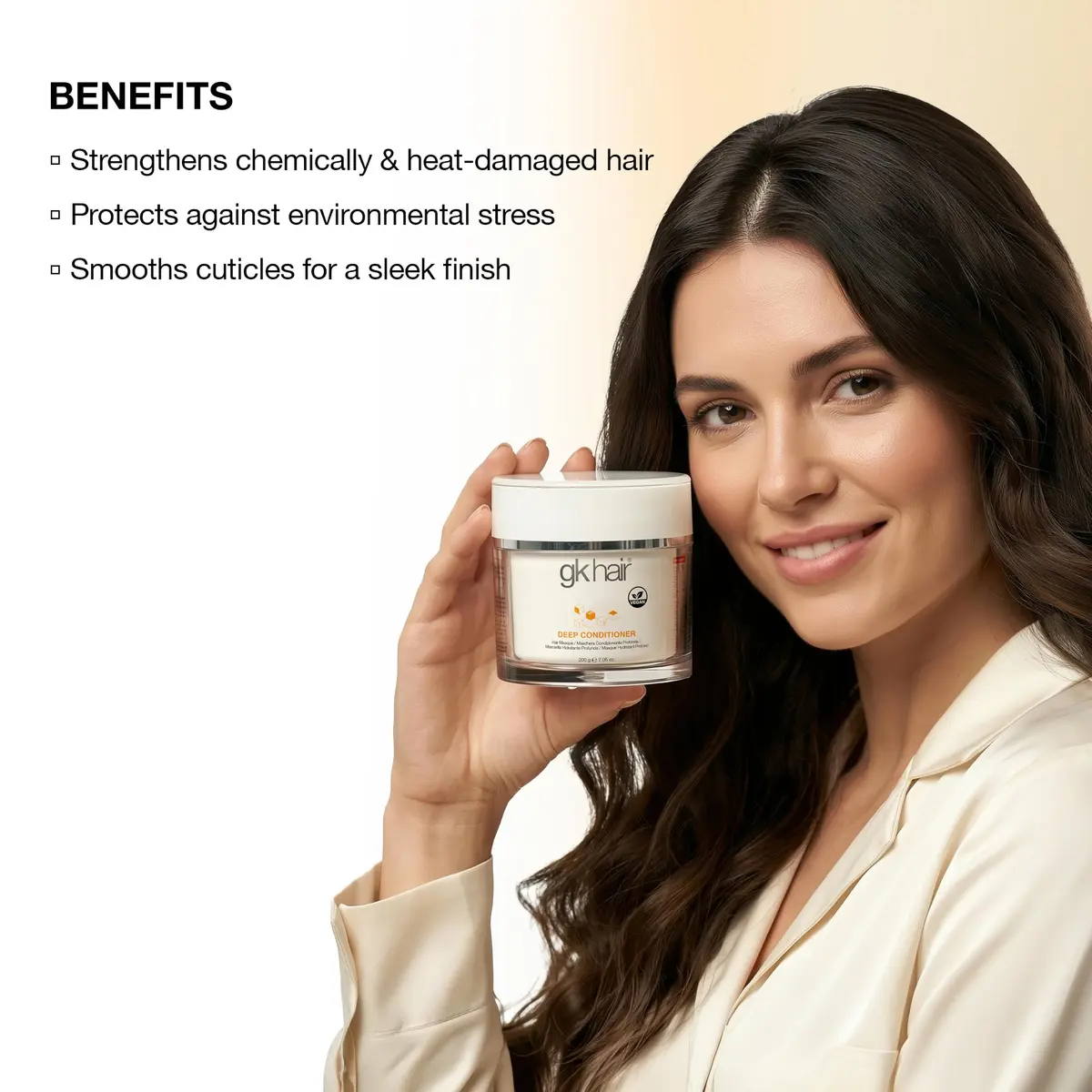 GK HAIR Deep Conditioner Hair Masque 7.05 Oz Pack of 2 | Hydrating & Repairing for Dry Damaged Hair - view 9