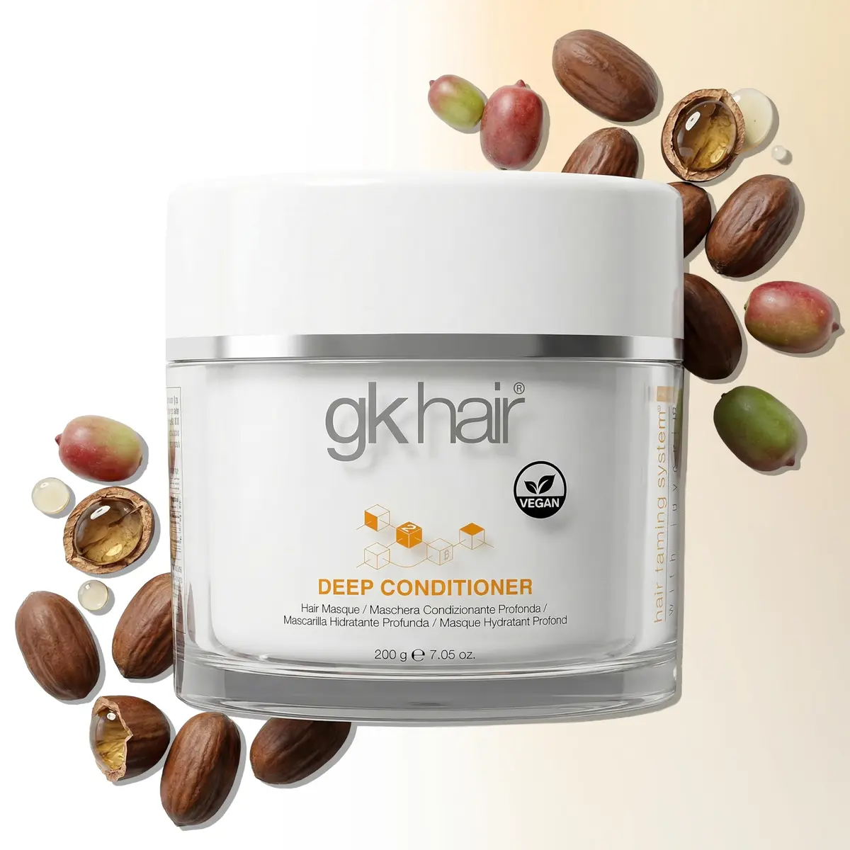 GK HAIR Deep Conditioner Hair Masque 7.05 Oz Pack of 2 | Hydrating & Repairing for Dry Damaged Hair - view 3