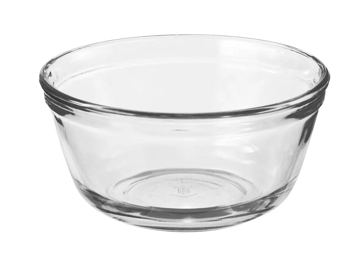 Anchor Hocking Glass Food Prep and Mixing Bowls 1.5 Quart | USA Made, Dishwasher Safe, Clear - main product image