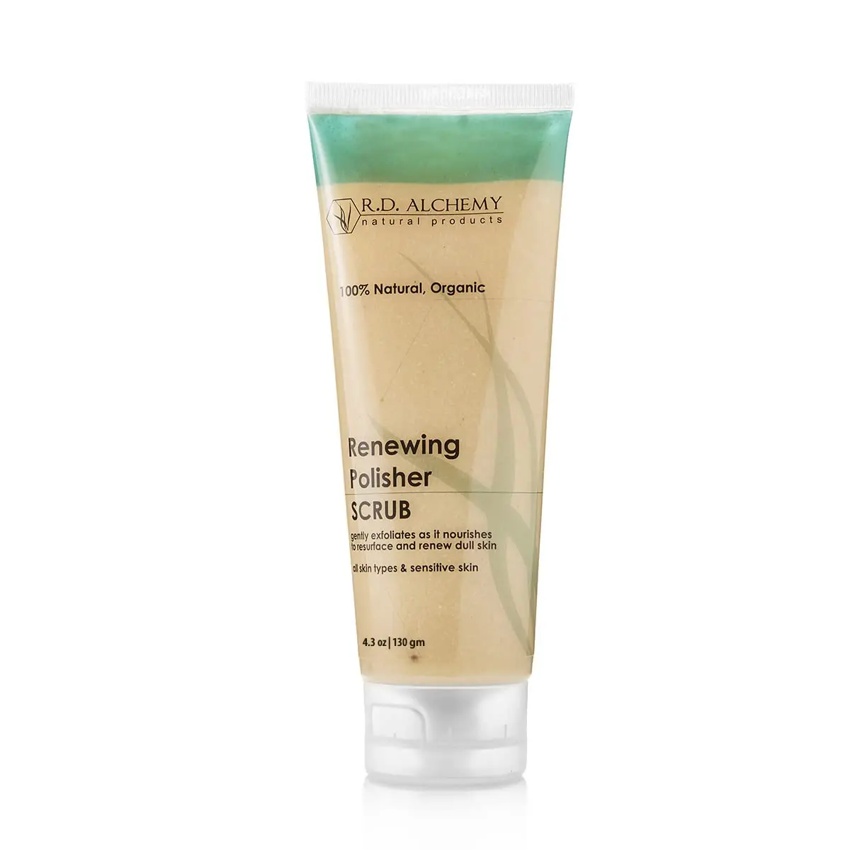 RD Alchemy Natural & Organic Face Scrub 130g | Brightens & Nourishes Sensitive Skin - main product image