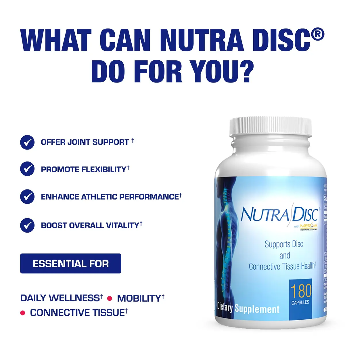 Anabolic Laboratories Nutra Disc & Joint Support Capsule 180 Count | Restorative Cartilage & Ligament Supplement - view 5