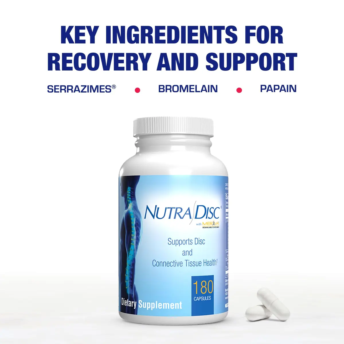 Anabolic Laboratories Nutra Disc & Joint Support Capsule 180 Count | Restorative Cartilage & Ligament Supplement - view 10
