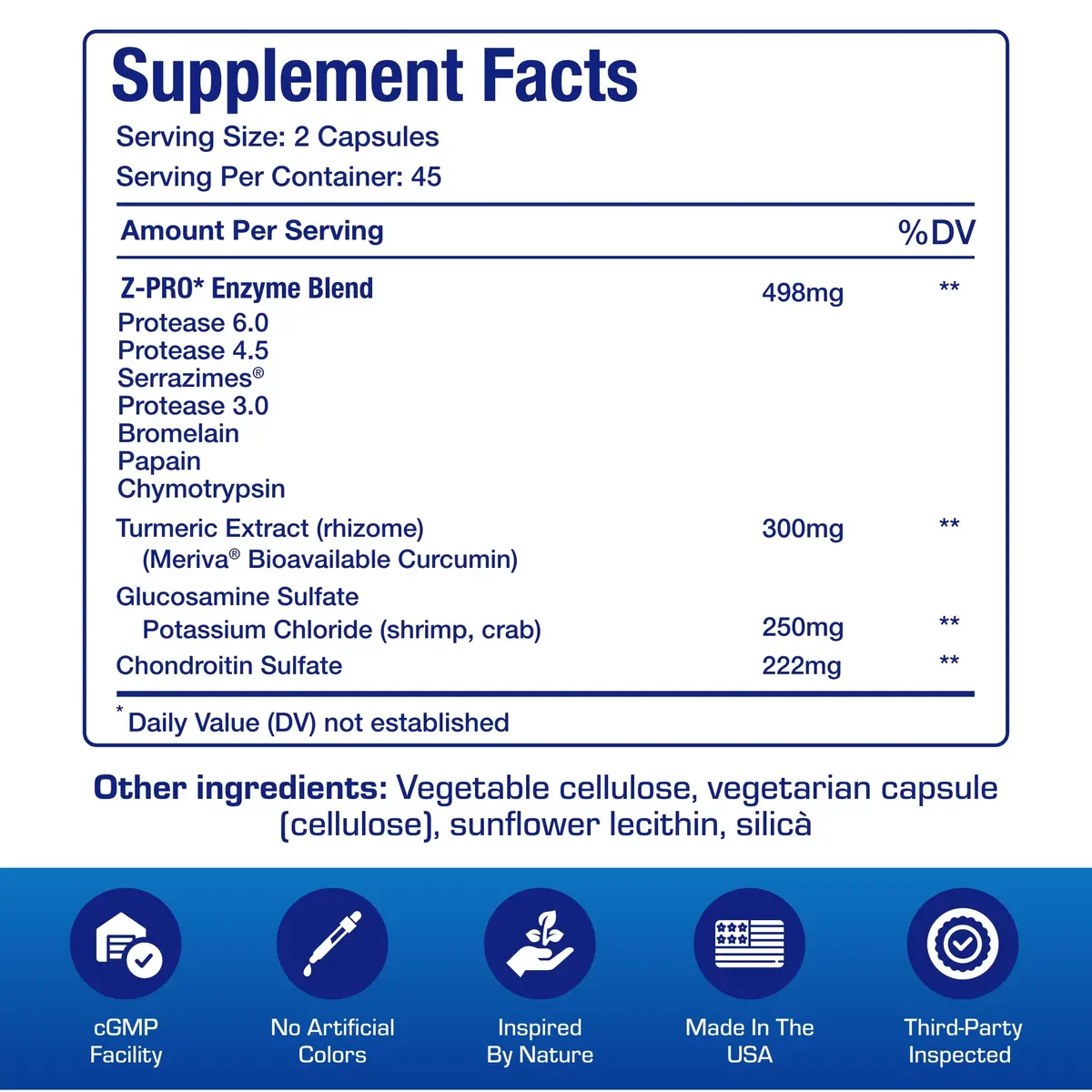 Anabolic Laboratories Nutra Disc & Joint Support Capsule 180 Count | Restorative Cartilage & Ligament Supplement - view 4