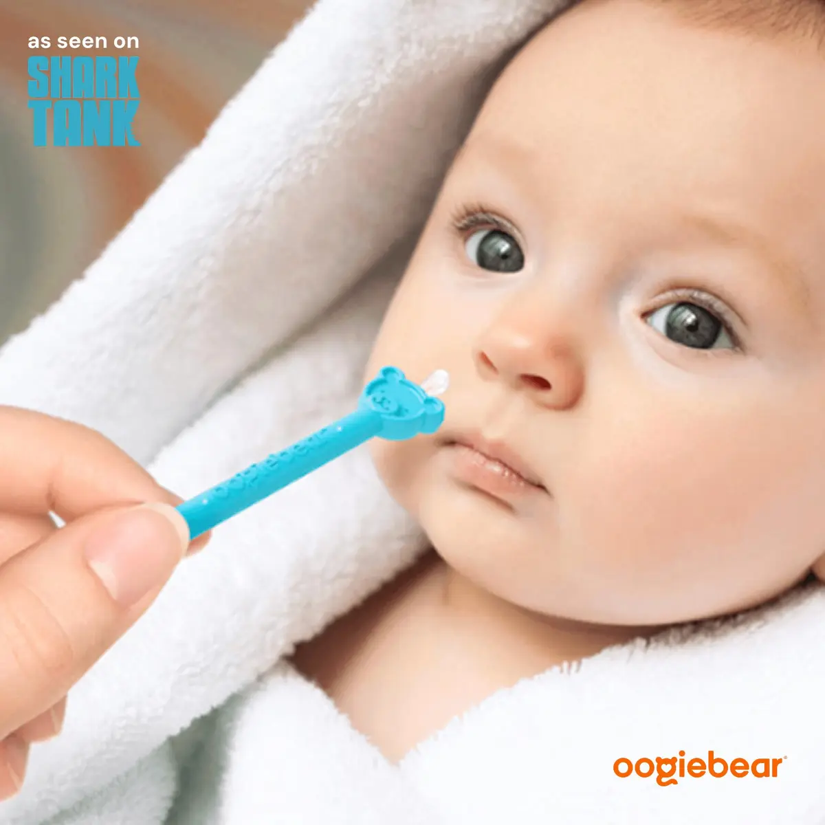 oogiebear Baby Nose & Ear Picker, Safe Booger Remover Tool, 1 Piece, Blue | Dual-Ended Gentle & Effective - view 9