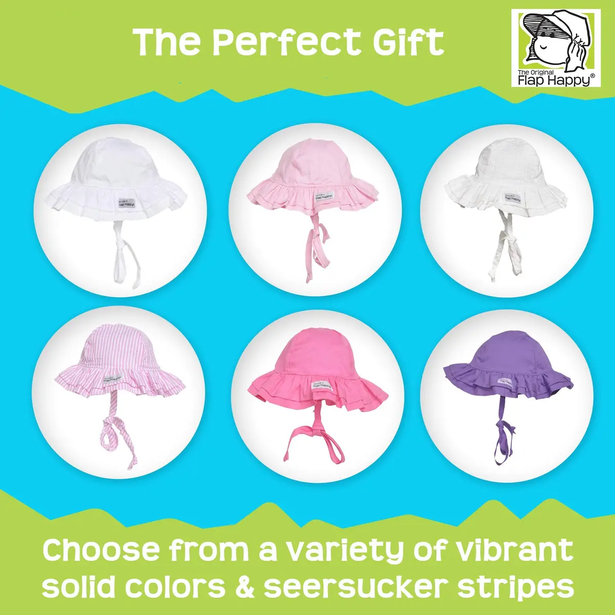 Flap Happy Baby Girls' Upf 50+ Double Ruffle Hat X Small | Sun Protection & Comfort - view 6