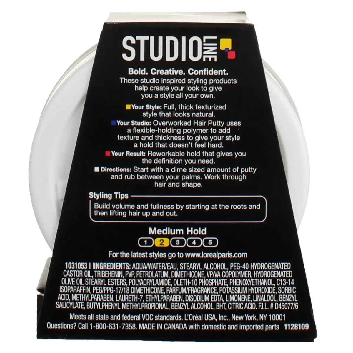 L'Oreal Paris Studio Line Overworked Hair Putty 10.2 oz (289g) (6-Pack) | Humidity Resistant Styling - view 5