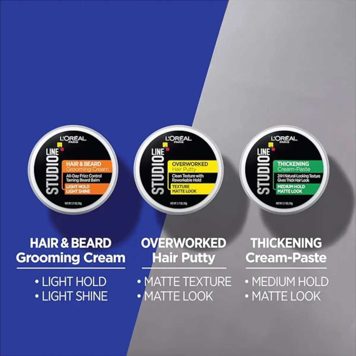 L'Oreal Paris Studio Line Overworked Hair Putty 10.2 oz (289g) (6-Pack) | Humidity Resistant Styling - view 6