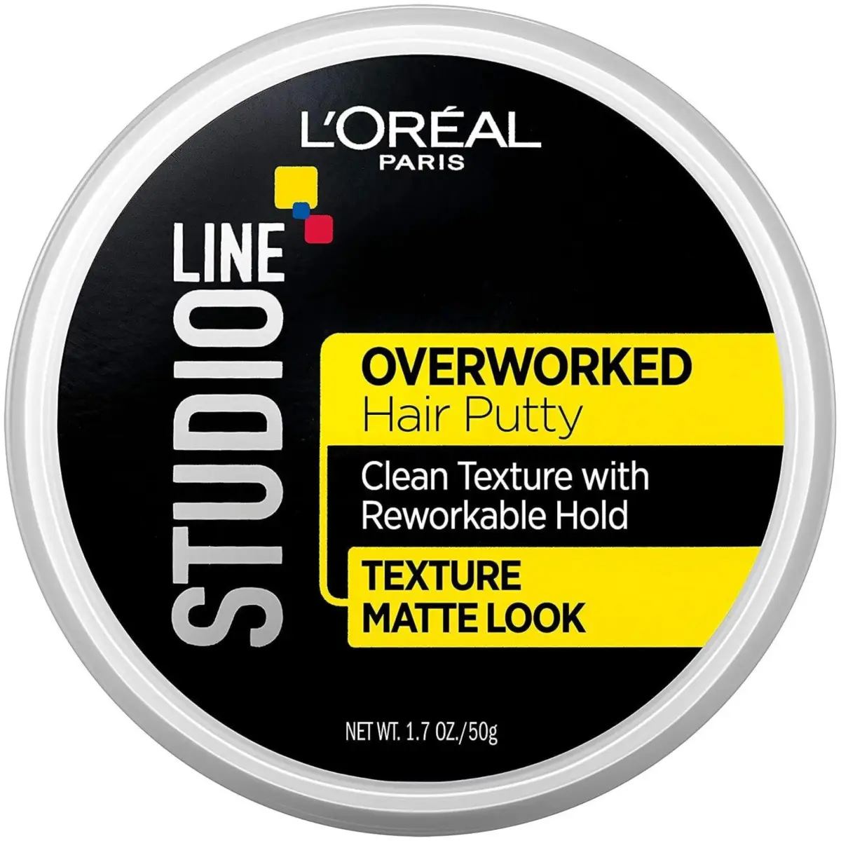 L'Oreal Paris Studio Line Overworked Hair Putty 10.2 oz (289g) (6-Pack) | Humidity Resistant Styling - view 4