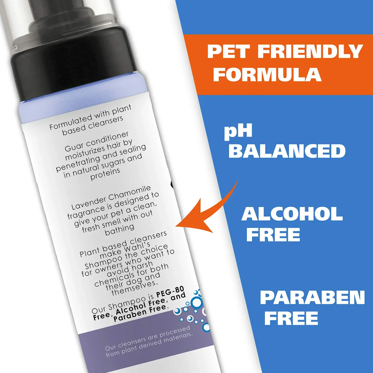 Wahl Waterless No Rinse Shampoo for Animals, Lavender Chamomile 210ml (7.1 Fl Oz) | Gentle Pet Cleaning & Conditioning - view 4