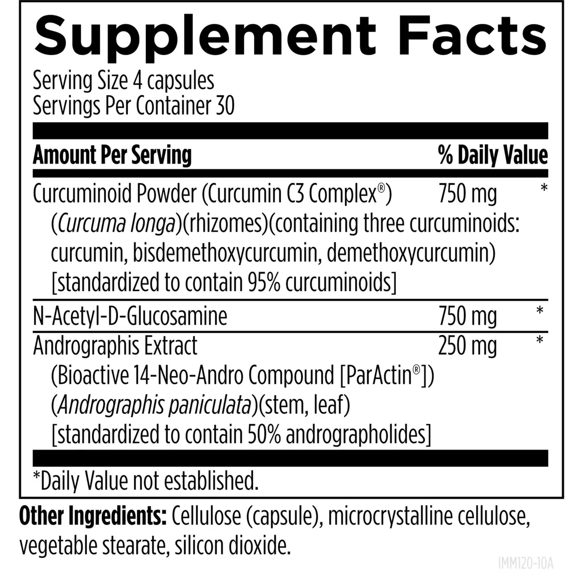 Designs for Health ImmunoMod-A, Immune Support, 120 Capsules | Supports Healthy Inflammatory Response - view 6