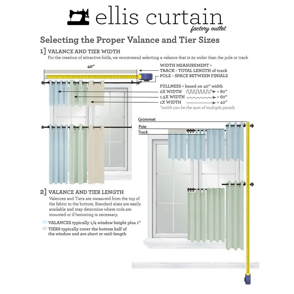 Ellis Curtain Stacey Sheer 56x45 Tailored Tier Pair Curtains, White | Light-Filtering Privacy for Indian Homes - view 4