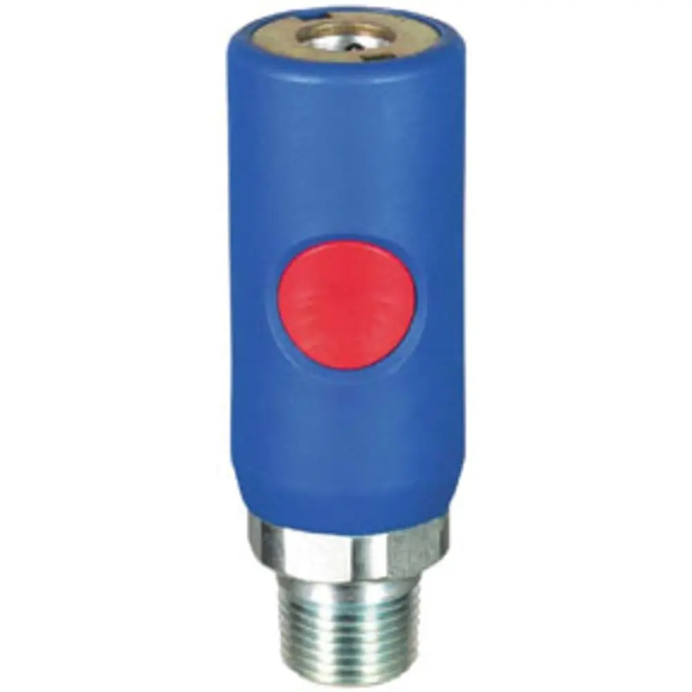 Prevost 1/4" Male Thread NPT Coupler URC061251 | 0.11 kg (0.24 lb) Brass Fitting - main product image