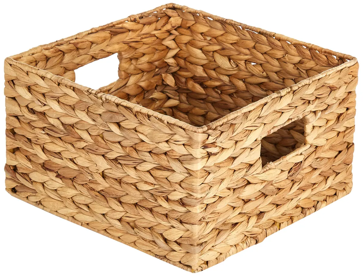 Honey-Can-Do Woven Water Hyacinth Wicker Storage Baskets, Nesting Set of 3 | Elegant & Durable Home Organizer - view 4