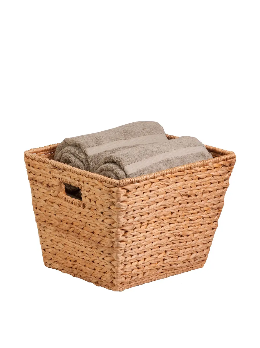 Honey-Can-Do Woven Water Hyacinth Wicker Storage Baskets, Nesting Set of 3 | Elegant & Durable Home Organizer - main product image