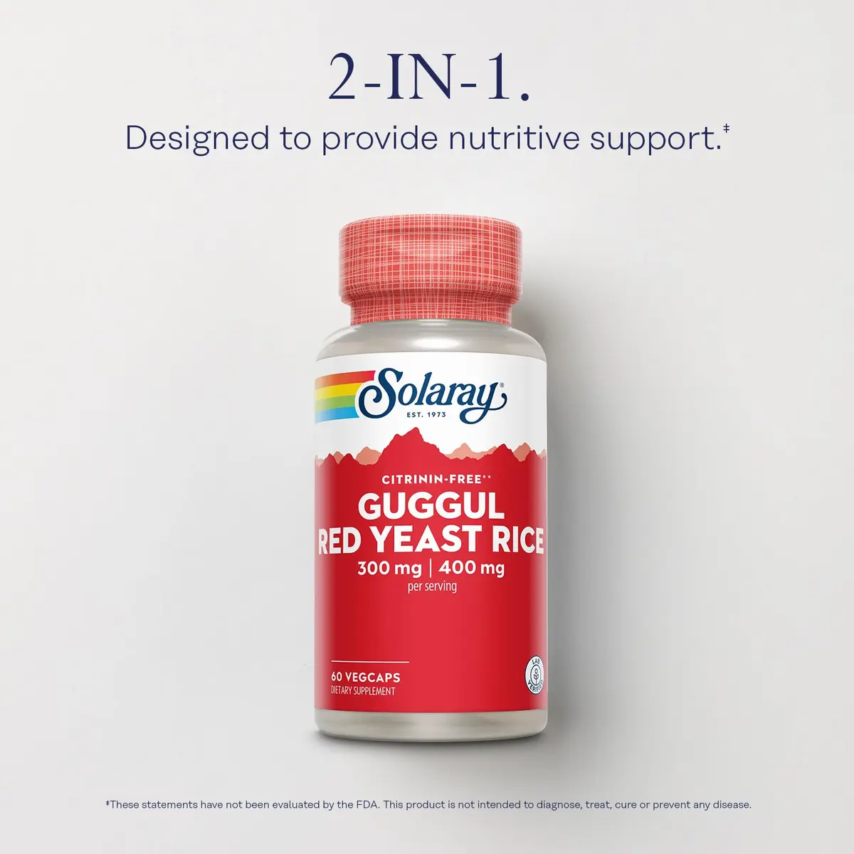 SOLARAY Guggul Gum Extract & Red Yeast Rice - view 3