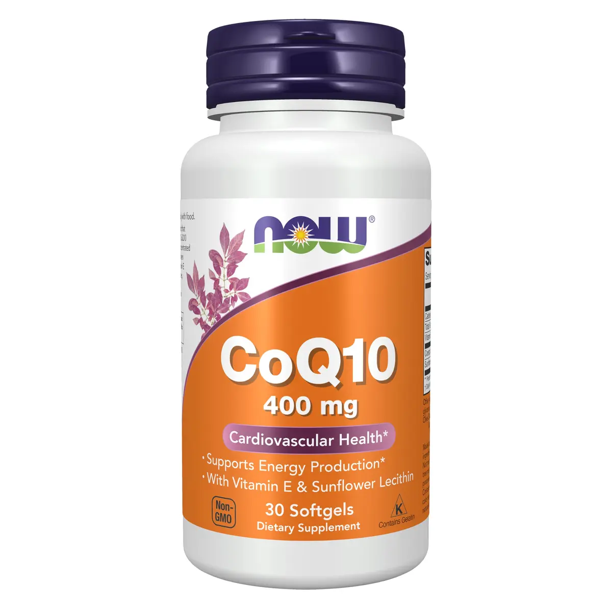 NOW CoQ10 400 mg Softgels | Supports Heart & Energy | Pharmaceutical Grade - main product image