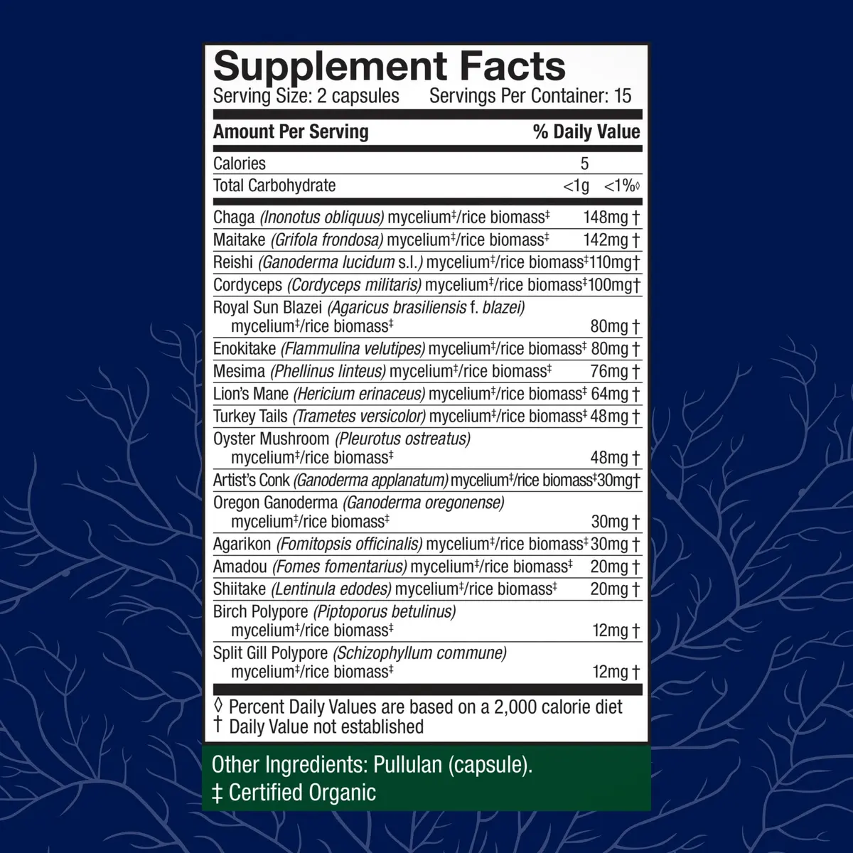 Host Defense MyCommunity Capsules, 30 Capsules | Immune Support with Organic Mushrooms - view 2
