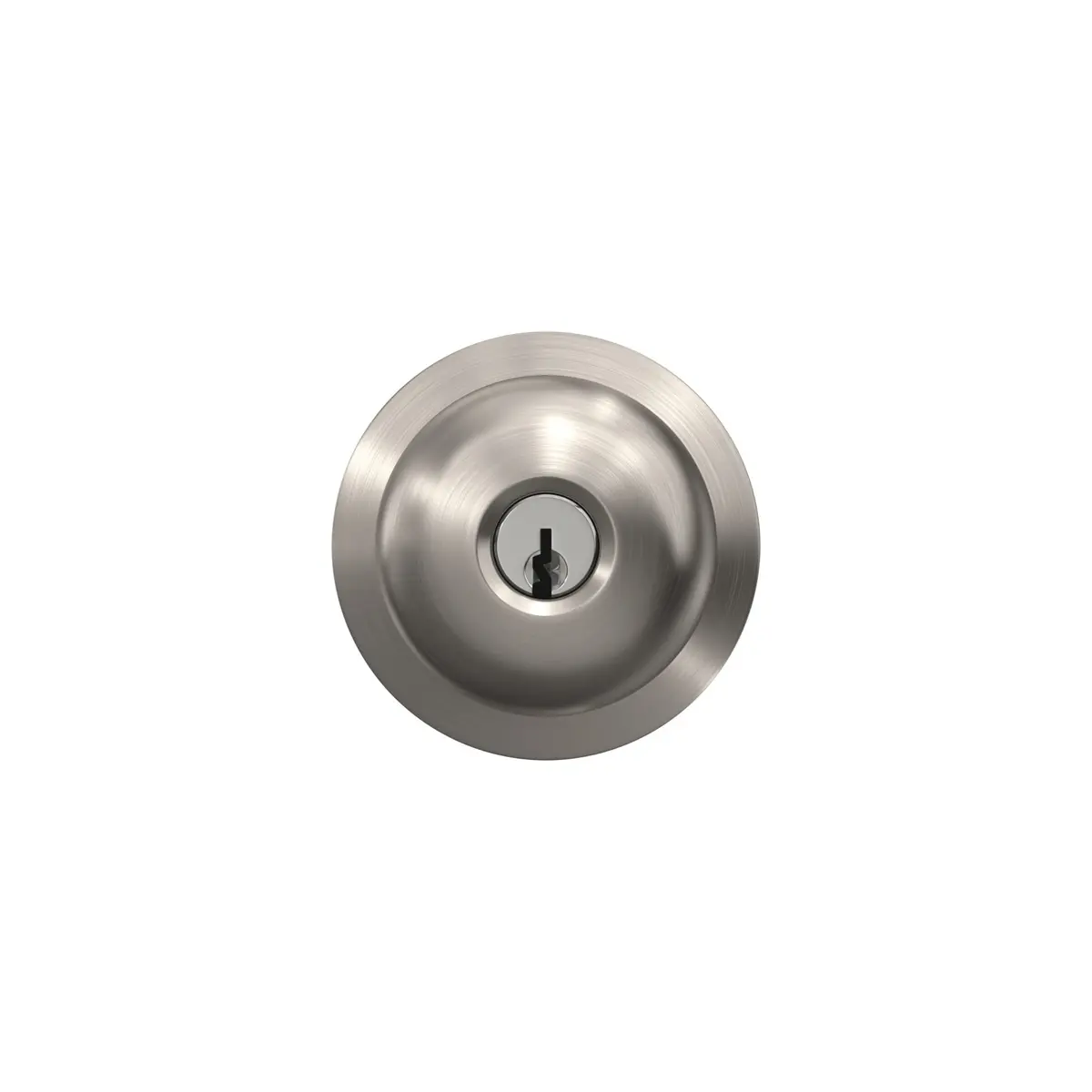 Schlage Plymouth Keyed Entry Door Knob | Classic Satin Nickel, Interior/Exterior (70-120 chars) - view 5