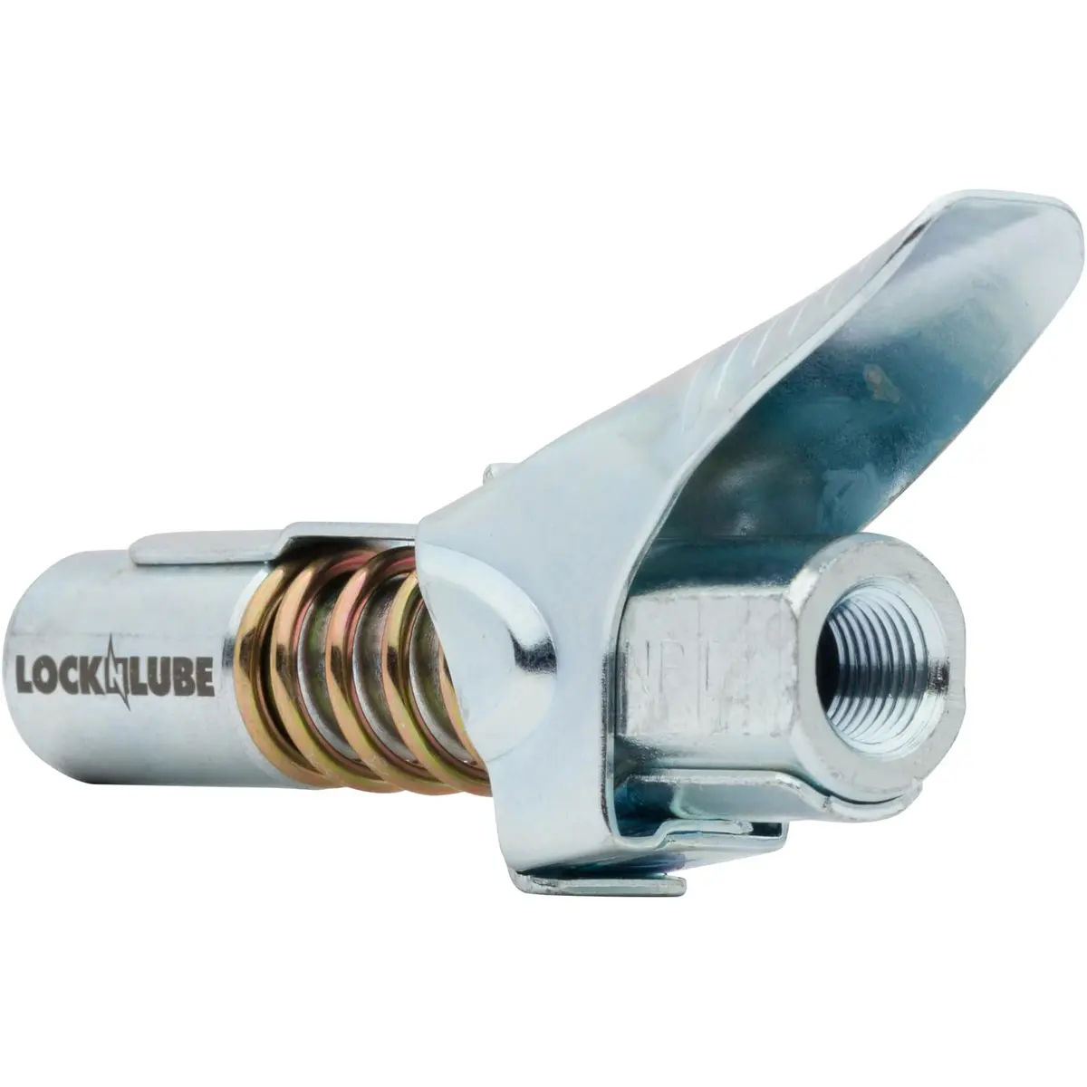 LockNLube Locking Grease Gun Coupler with Rebuild Kit, 1/8-Inch NPT, 10,000 PSI | Secure Leak-Proof Seal for All Grease Guns - view 6