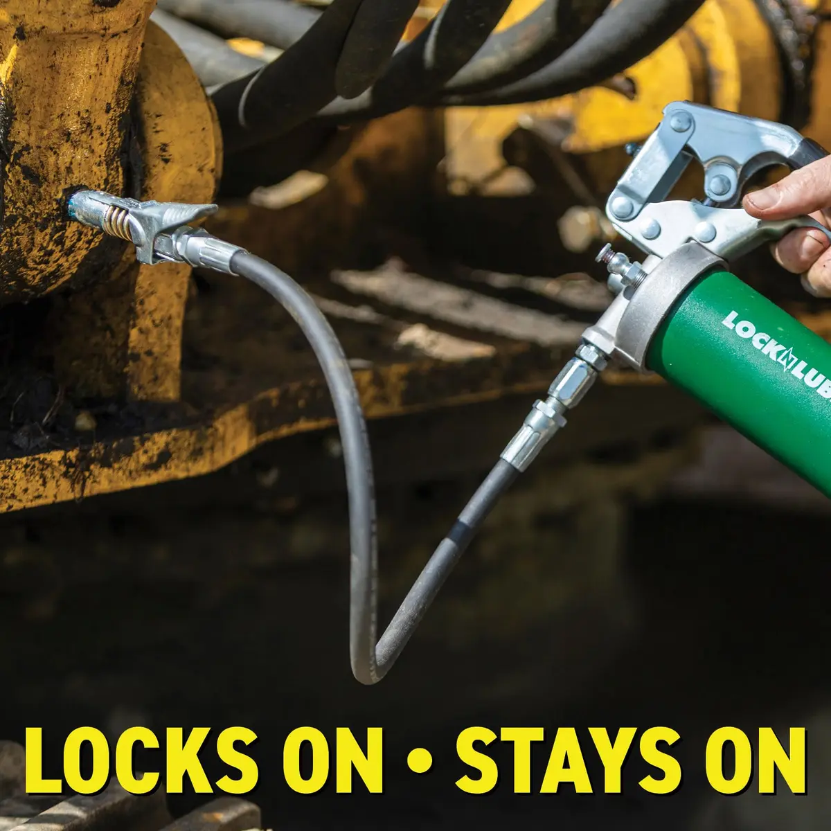 LockNLube Locking Grease Gun Coupler with Rebuild Kit, 1/8-Inch NPT, 10,000 PSI | Secure Leak-Proof Seal for All Grease Guns - view 7