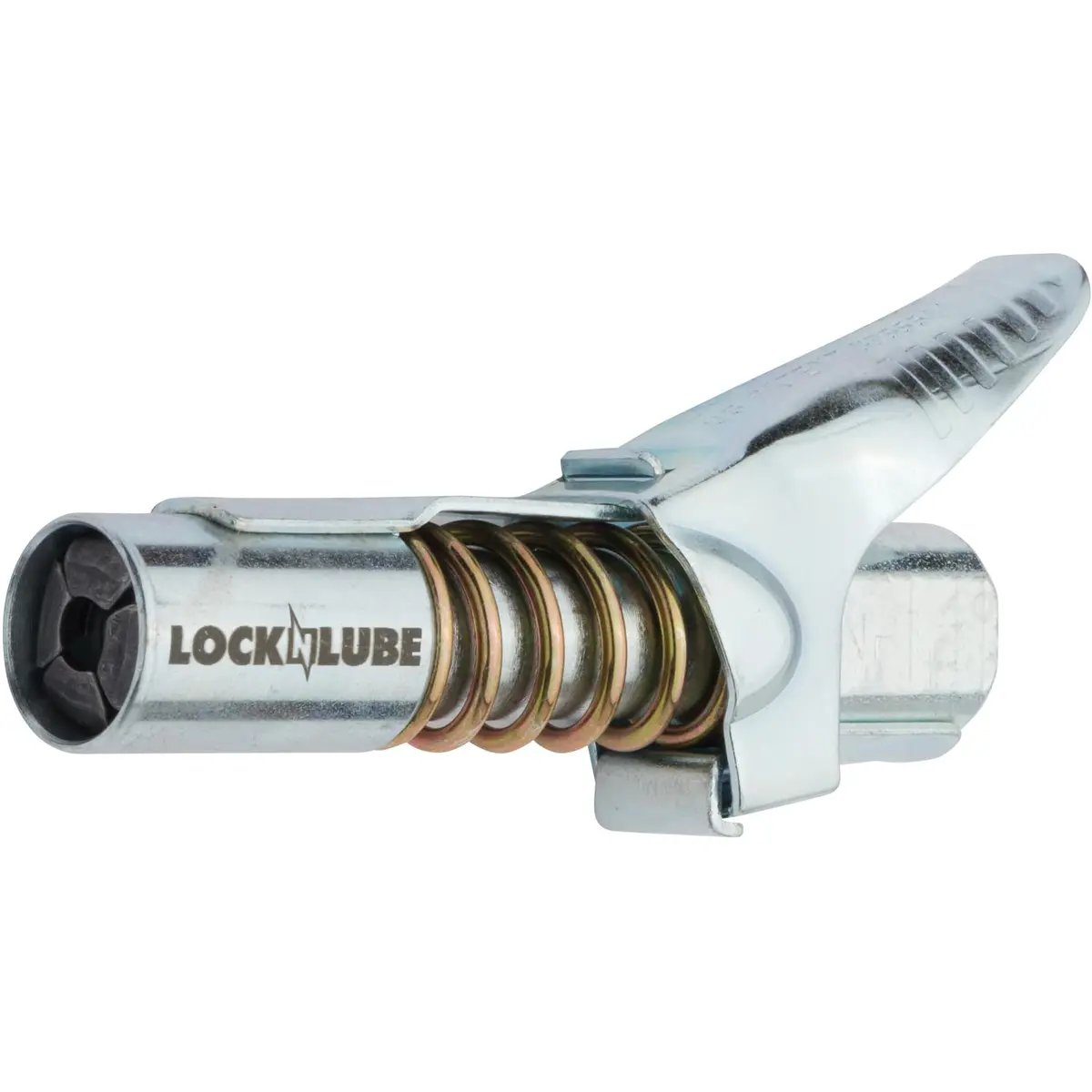 LockNLube Locking Grease Gun Coupler with Rebuild Kit, 1/8-Inch NPT, 10,000 PSI | Secure Leak-Proof Seal for All Grease Guns - view 2