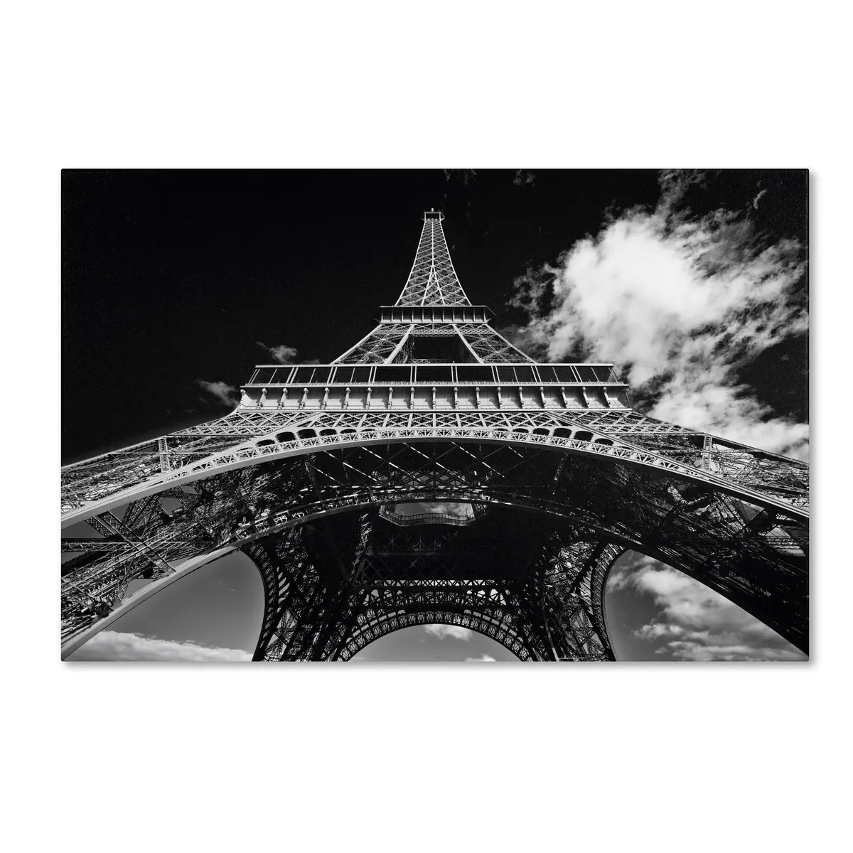 Trademark Fine Art Paris Eiffel Tower 1 Canvas Art 22x32-Inch | Contemporary Wall Decor - main product image