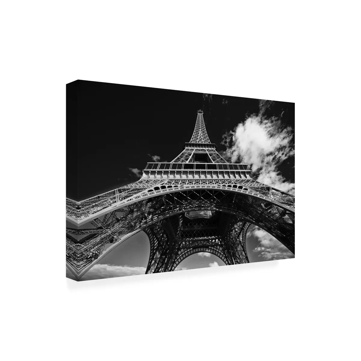 Trademark Fine Art - 'Paris Eiffel Tower 1' Canvas Art - 12x19 | Modern & Contemporary Wall Decor - main product image