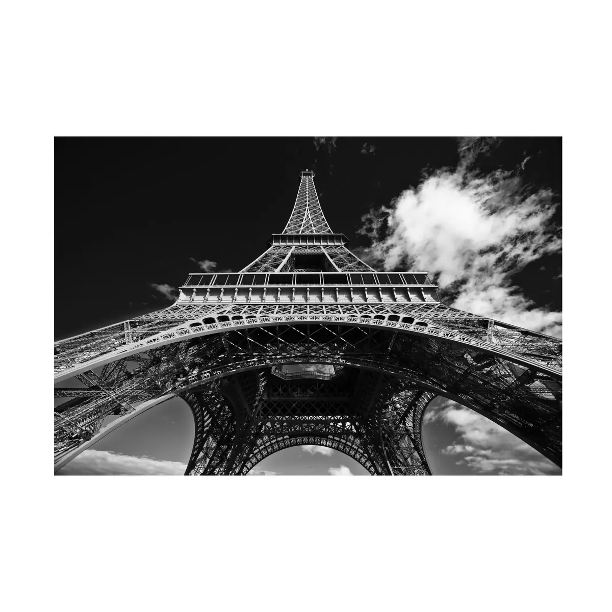 Trademark Fine Art - 'Paris Eiffel Tower 1' Canvas Art - 12x19 | Modern & Contemporary Wall Decor - view 2