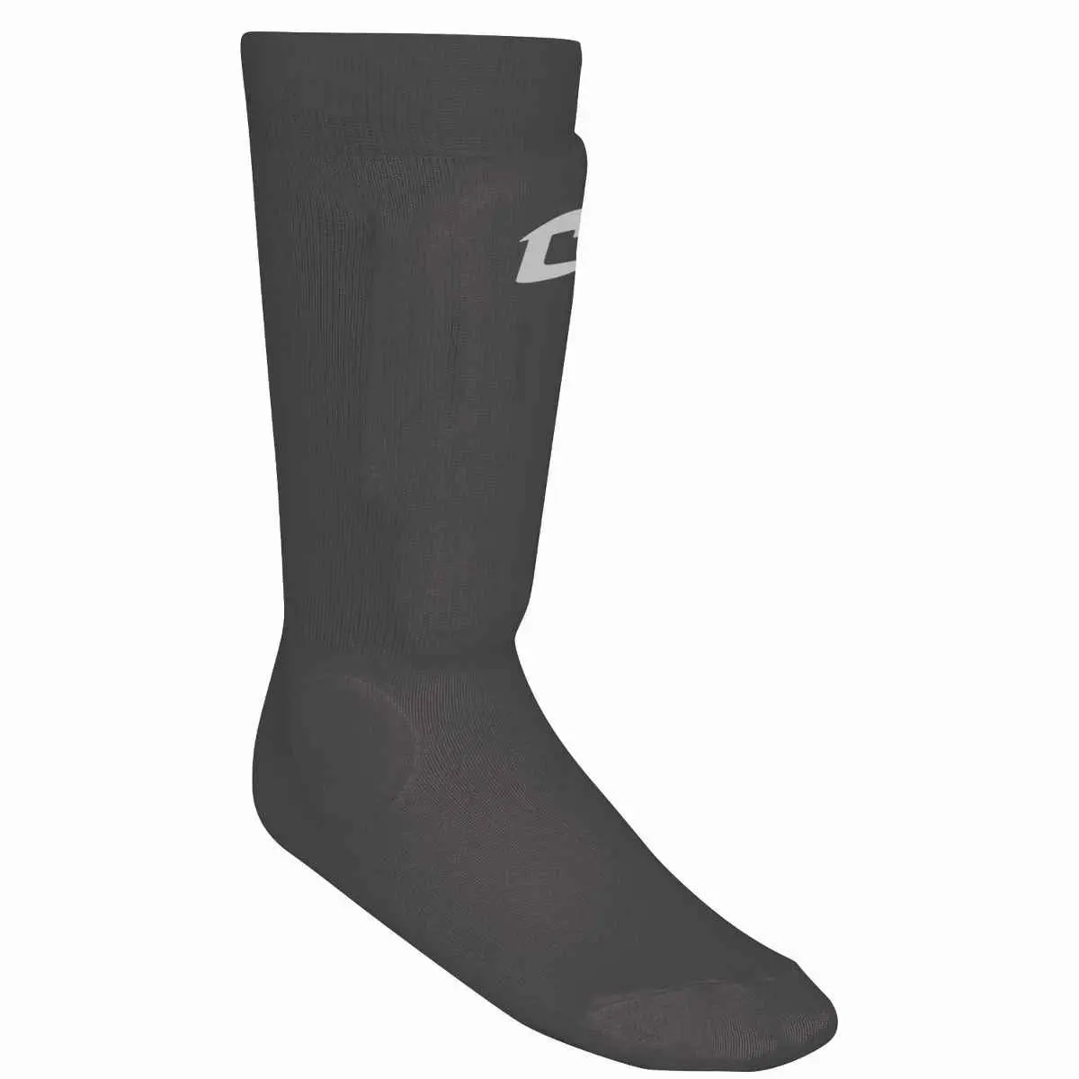 CHAMPRO Sock Style Shin Guard, BLACK BODY, XXS/XS | Sock-Style Soccer Impact Protection - main product image