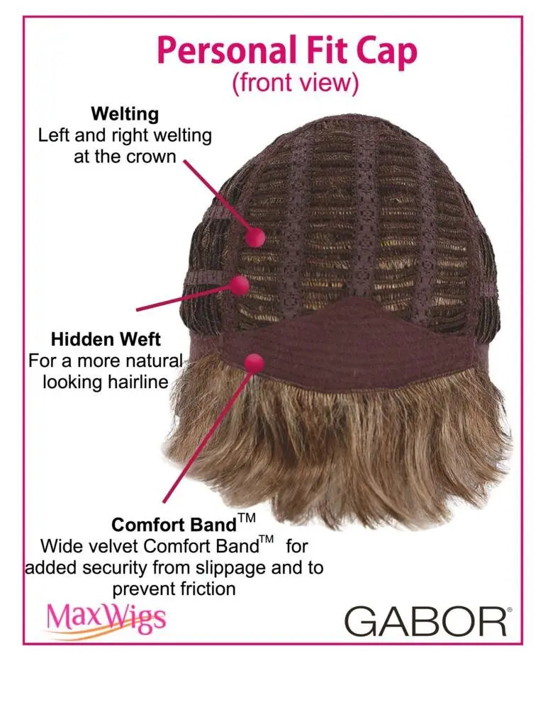 hairuwear Eva Gabor Acclaim Short Layered Comfort Cap Wig, Dark Cinnamon Mist | Light, Natural Fit - view 2