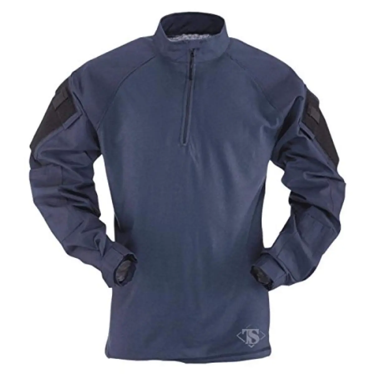 Tru-Spec 1/4 Zip Combat Shirt, Navy/Navy, XX-Large | No Melt, No Drip Baselayer for Military & Work - main product image
