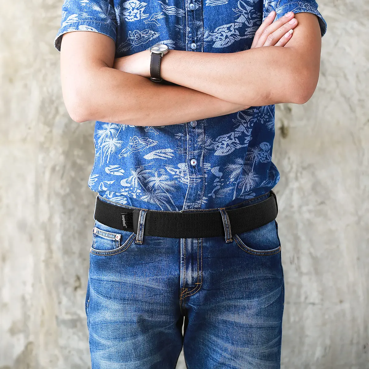 Loopbelt No-Scratch Web Belt 35mm | Hypoallergenic, Fully Adjustable, No Metal Parts - view 4