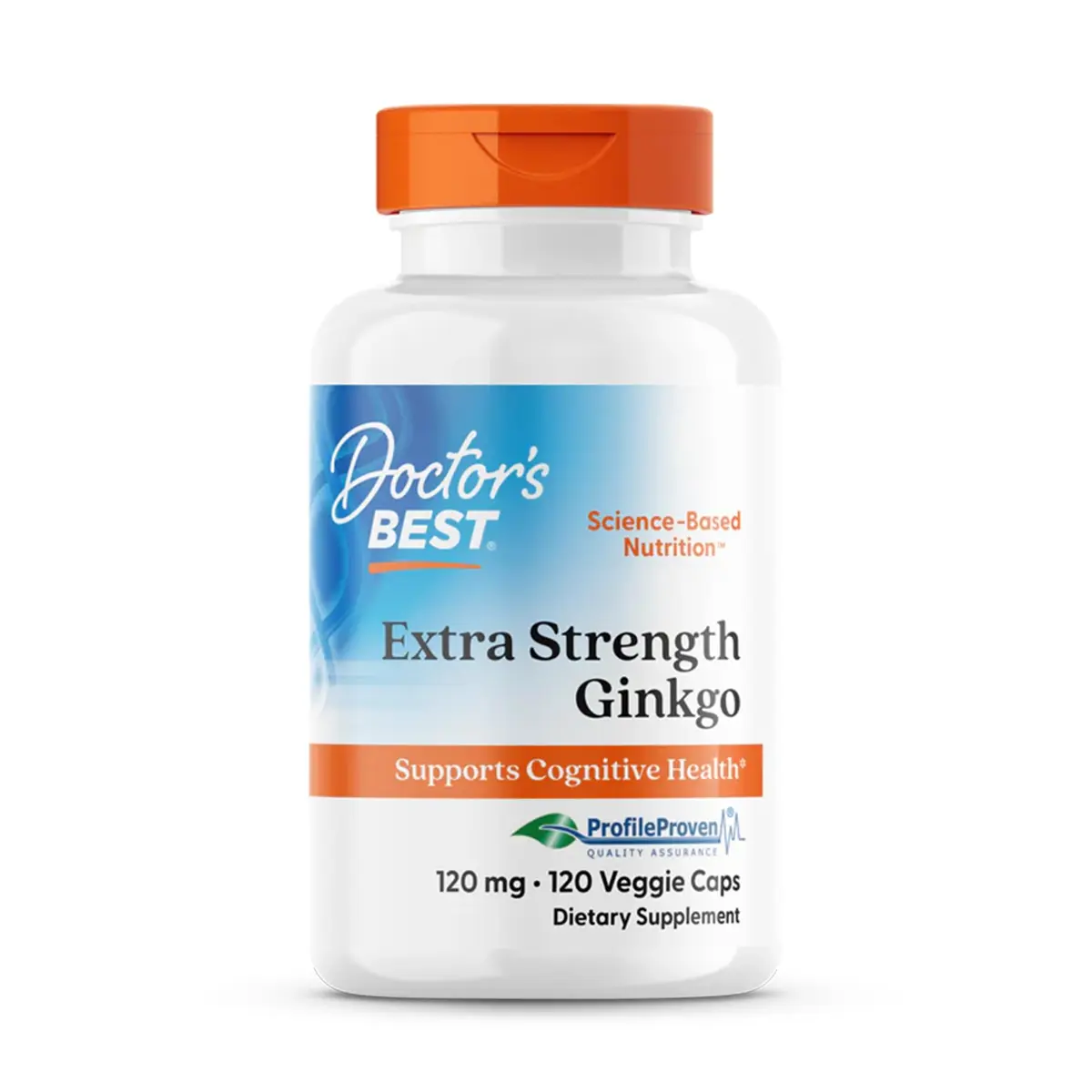 Doctor's BEST Extra Strength Ginkgo Biloba 120 mg | Cognitive Support for Adults (70-120 chars) - main product image