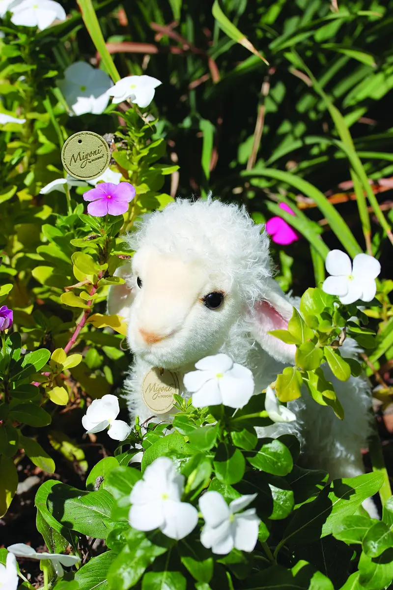 Aurora Miyoni Tots Baby Lamb Stuffed Animal - 7 Inches | Realistic Detail & Cherished Companionship - view 2